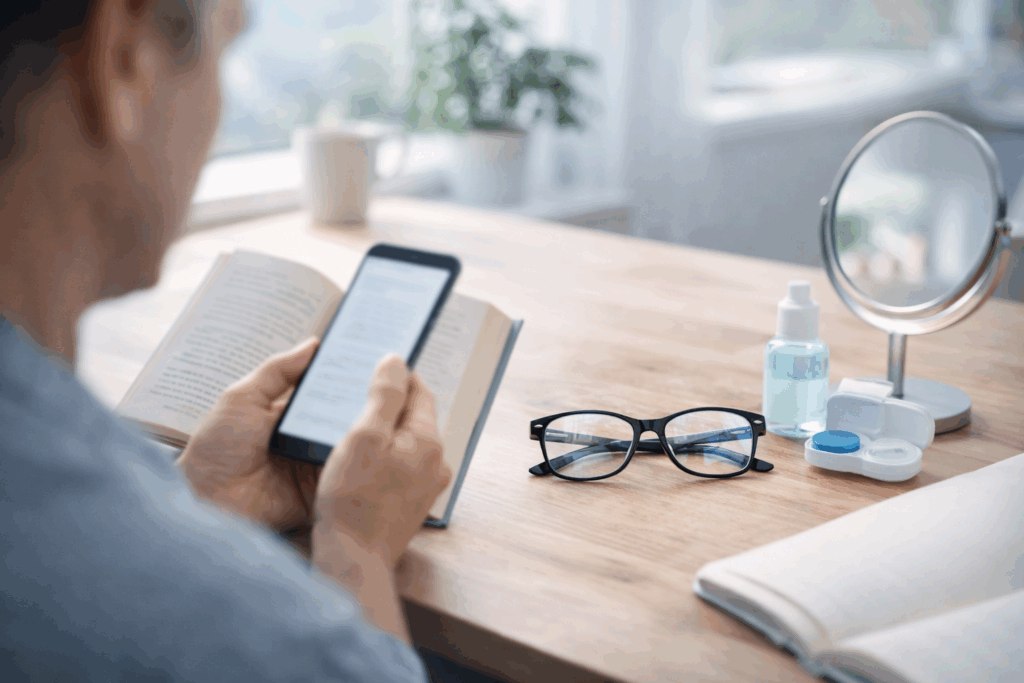 Lentes multifocais ou óculos progressivos