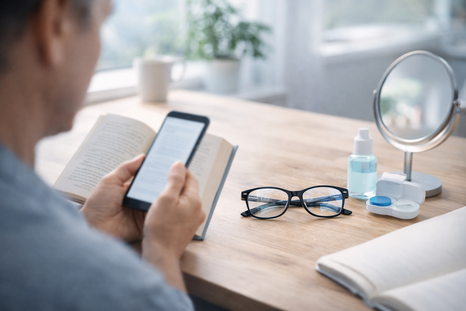 Lentes multifocais ou óculos progressivos