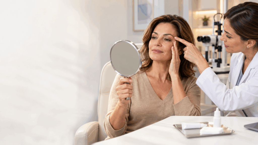 cicatriz da blefaroplastia